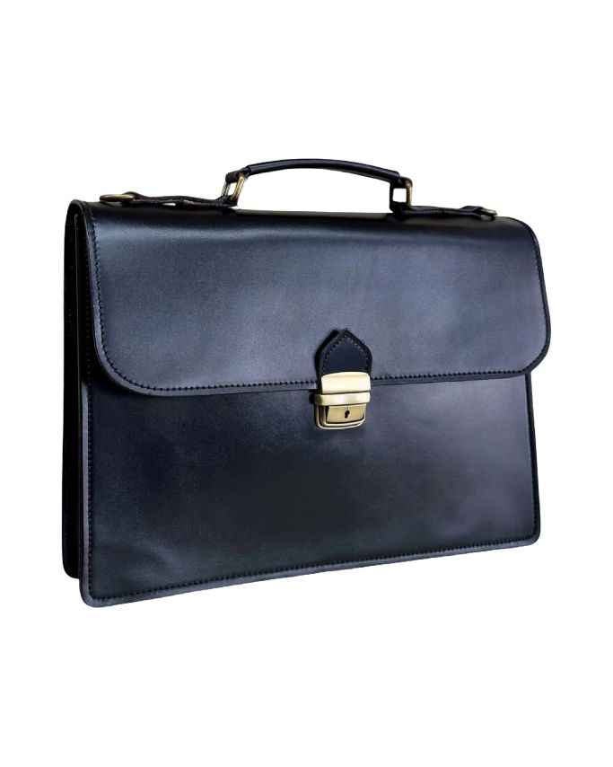 BZNA Bag Piet Schwarz Business Aktentasche Designer Ledertasche Schultertasche Unisex