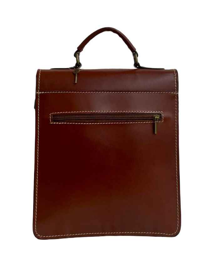 BZNA Bag Allora Schwarz kleine Business Aktentasche Designer Ledertasche Schultertasche Unisex