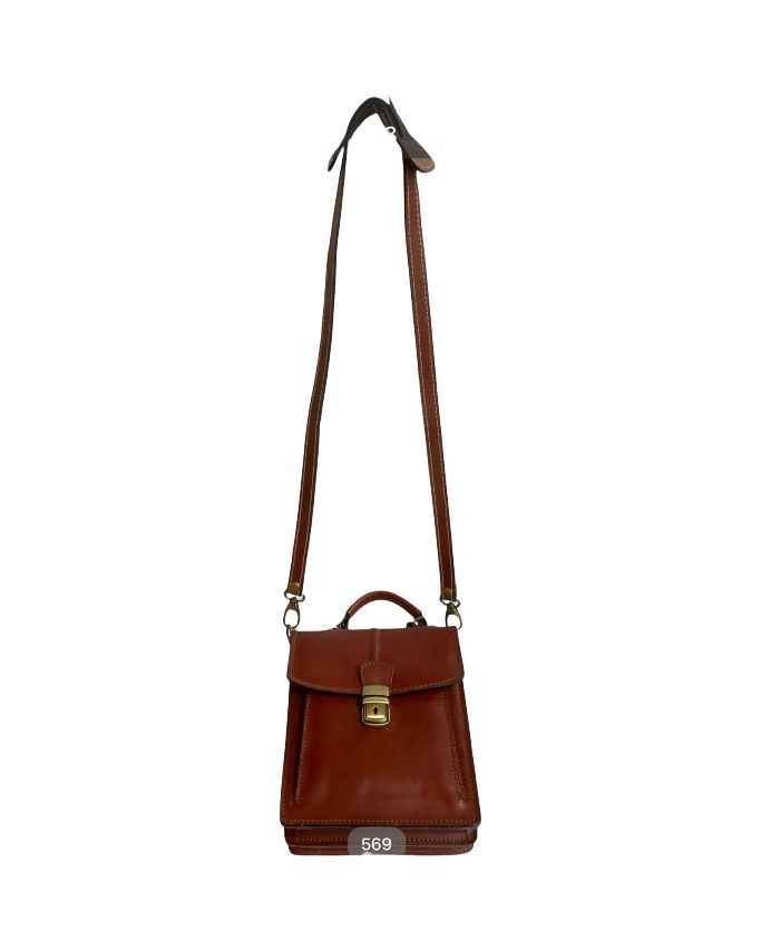 BZNA Bag Dua Schwarz kleine Business Aktentasche Designer Ledertasche Schultertasche Unisex