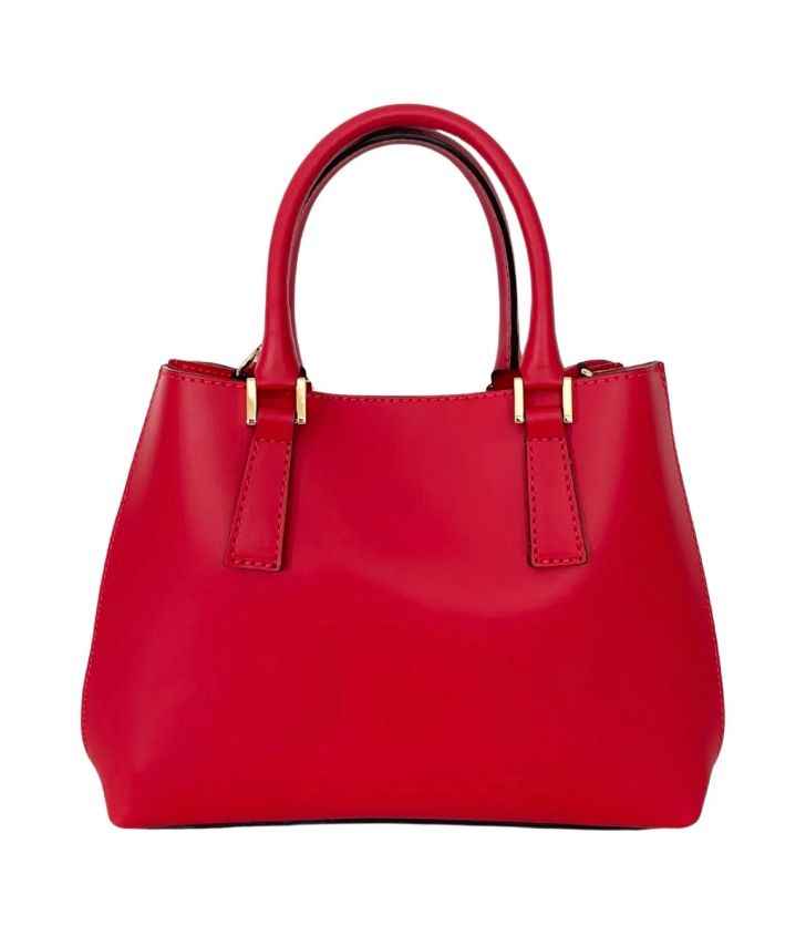 BZNA Bag Brenda Rosso Leder Italy Damen Handtasche Schultertasche Tasche