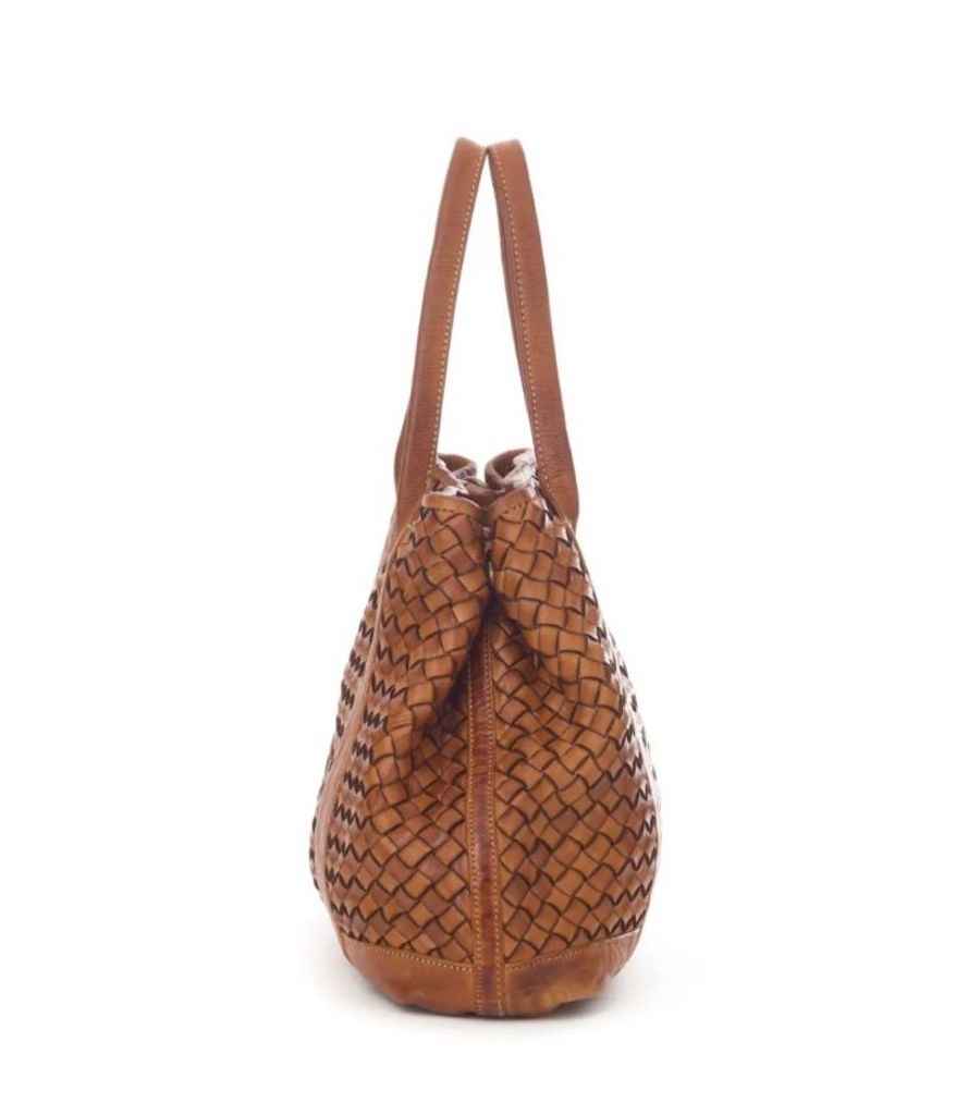 BZNA Bag Santa Grau Italy Designer Damen Handtasche Ledertasche Schultertasche Tasche Leder