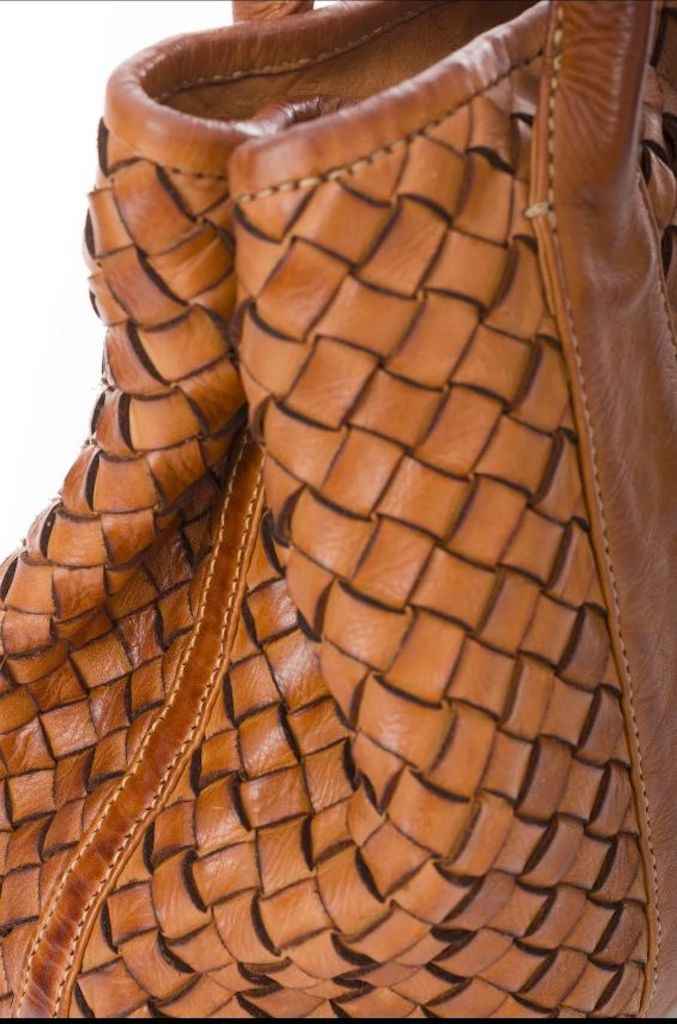 BZNA Bag Santa Braun Italy Designer Damen Handtasche Ledertasche Schultertasche Tasche Leder