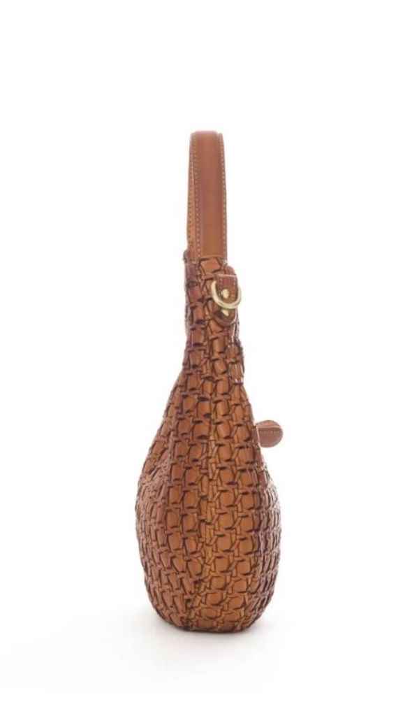 BZNA Bag Paula Taupe Italy Designer Damen Handtasche Schultertasche Tasche