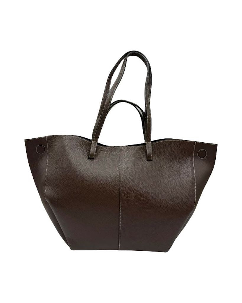 BZNA Bag Funny Moro Leder Italy Damen Shopper Handtasche Schultertasche Tasche - B Z N A