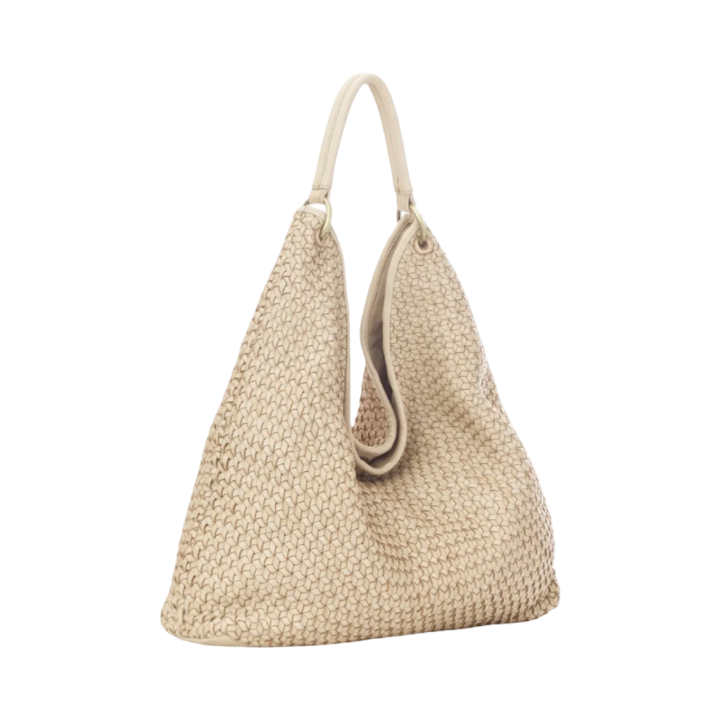 BZNA Bag Sanja Beige Italy Designer Damen Handtasche Schultertasche Tasche