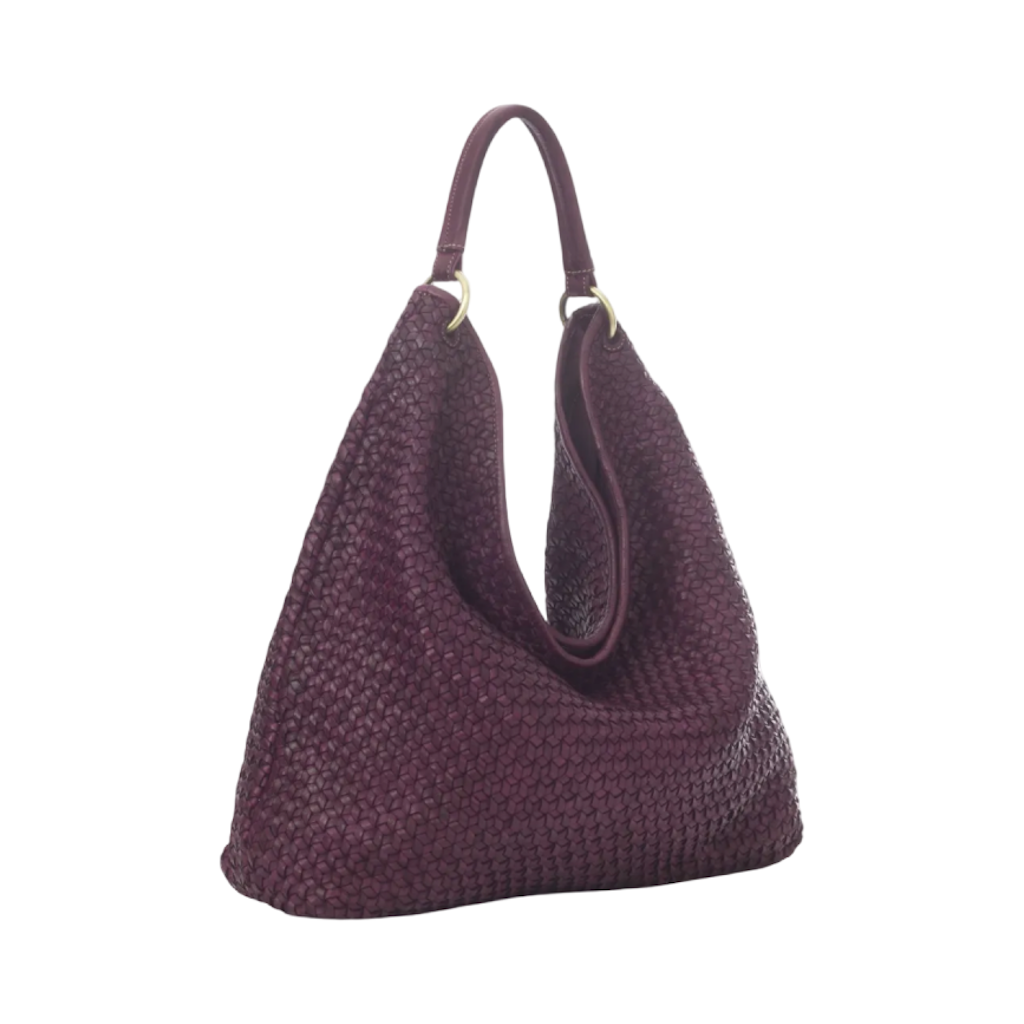 BZNA Bag Sanja Bordeaux Italy Designer Damen Handtasche Schultertasche Tasche - B Z N A