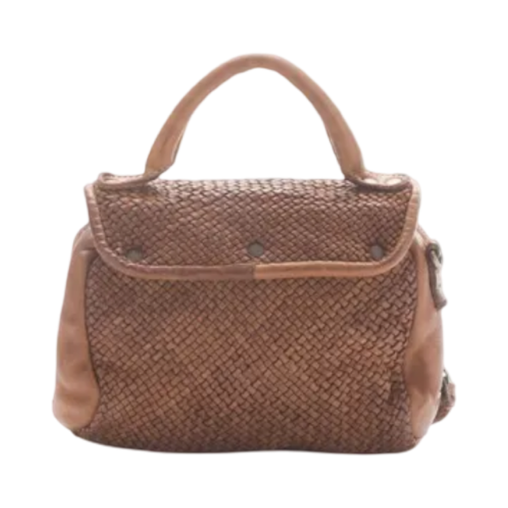 BZNA Schultertasche Tilly Rot Italy Designer Clutch Ledertasche Handtasche