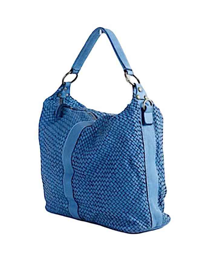 BZNA Bag Reneka Blau Italy Designer Shopper Handtasche Schultertasche Tasche