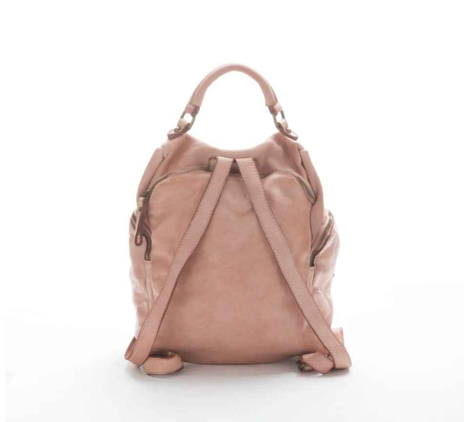 BZNA Bag Stella Rosa Backpacker Designer Rucksack Damenhandtasche Schultertasche Leder Nappa sheep ItalyNeu