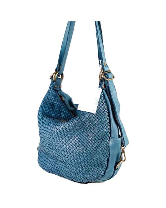 BZNA Bag Lizz Petrol Backpacker Designer Rucksack Damenhandtasche Schultertasche