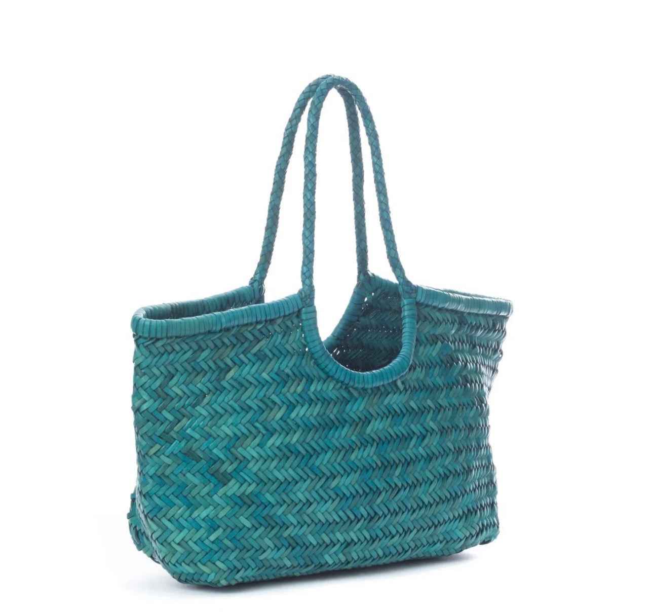 BZNA Bag Marinaxa Petrol Italy Damen Handtasche Schultertasche Tasche Leder