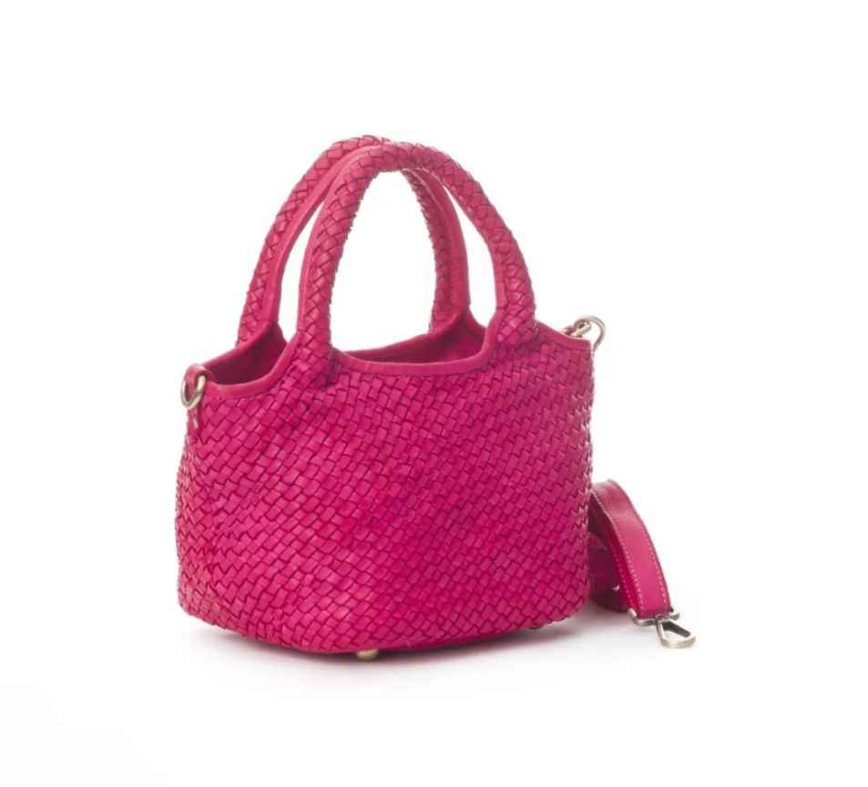 BZNA Bag Mala Pink Italy kleine Damen Handtasche Schultertasche Tasche Leder