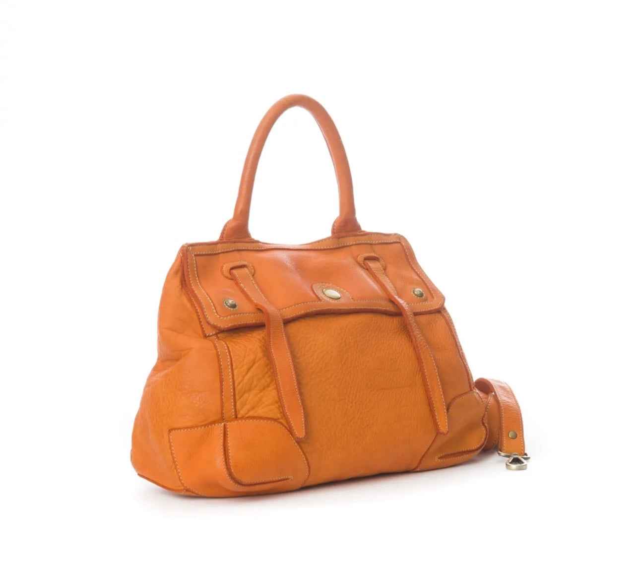 BZNA Bag Lauren Orange  Designer Ledertasche Tragetasche Handtasche