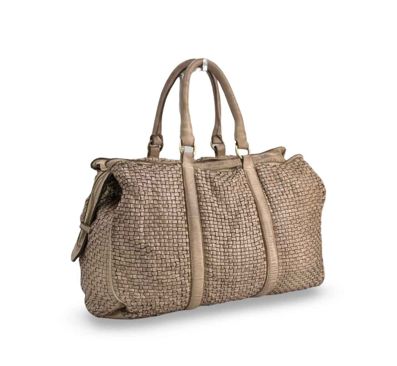 BZNA Bag Pepper Noce Walnuts Italy Designer Weekender Reise Tasche Handtasche Schultertasche Leder Shopper