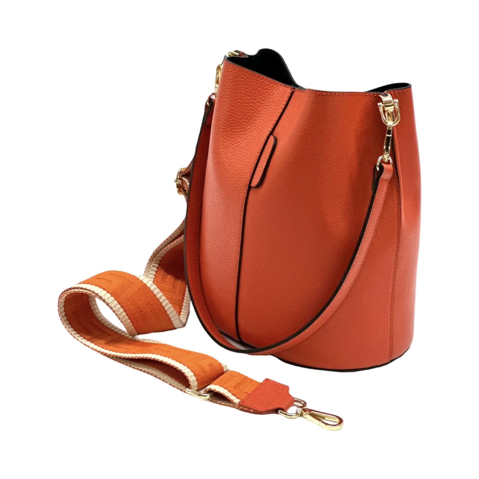 BZNA Bag Shirinia Papaya Leder Italy Damen Handtasche Schultertasche Tasche