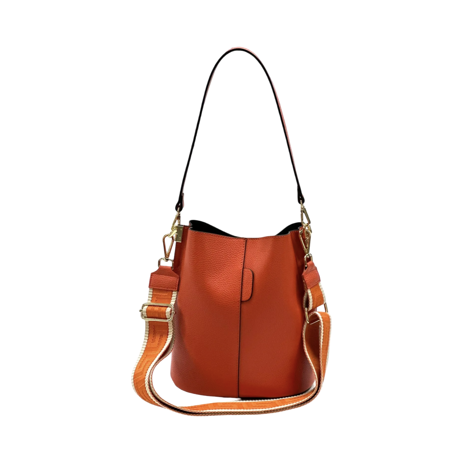 BZNA Bag Shirinia Papaya Leder Italy Damen Handtasche Schultertasche Tasche