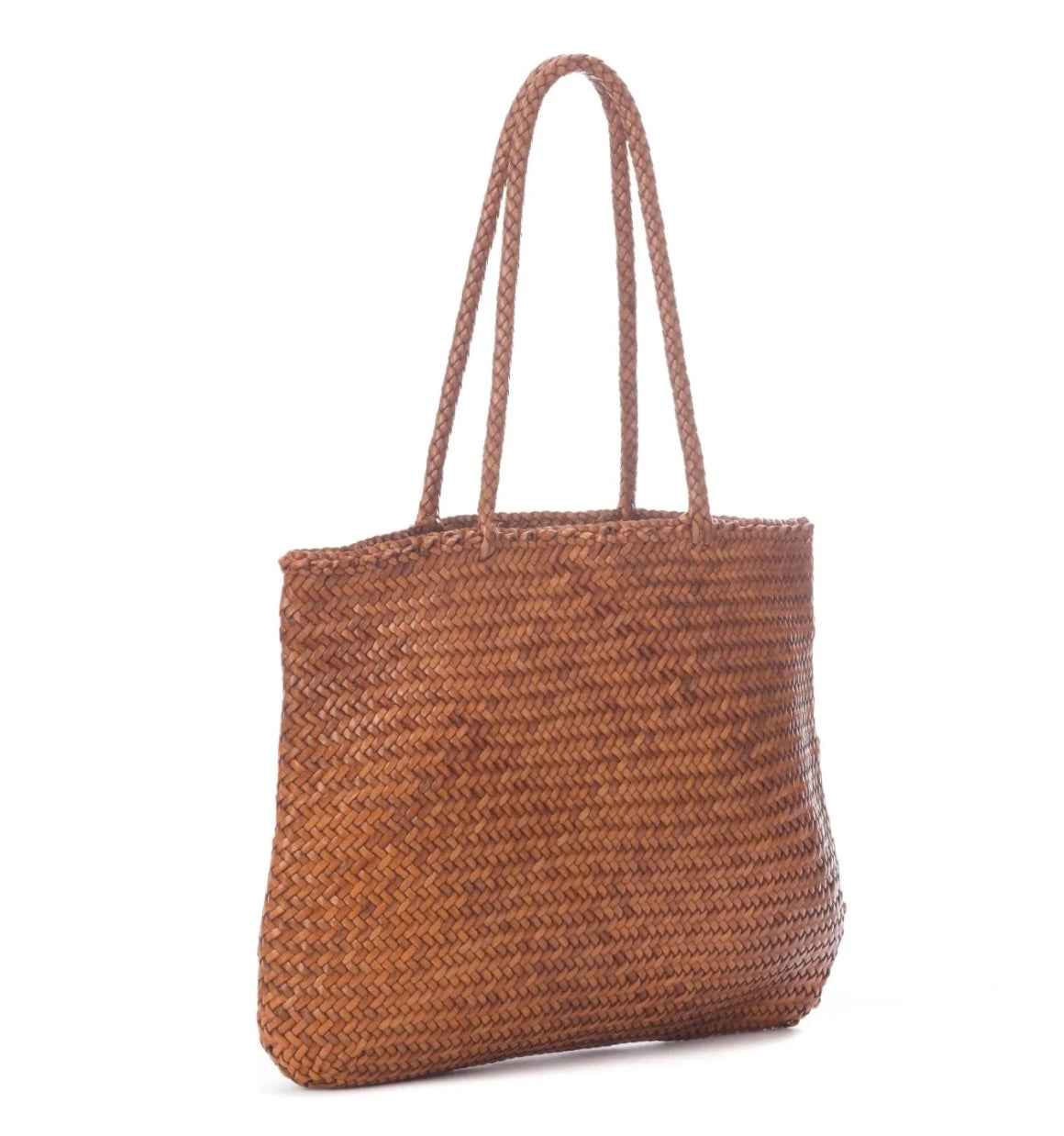 BZNA Bag Viva Cognac Italy Damen Handtasche Schultertasche Tasche Leder
