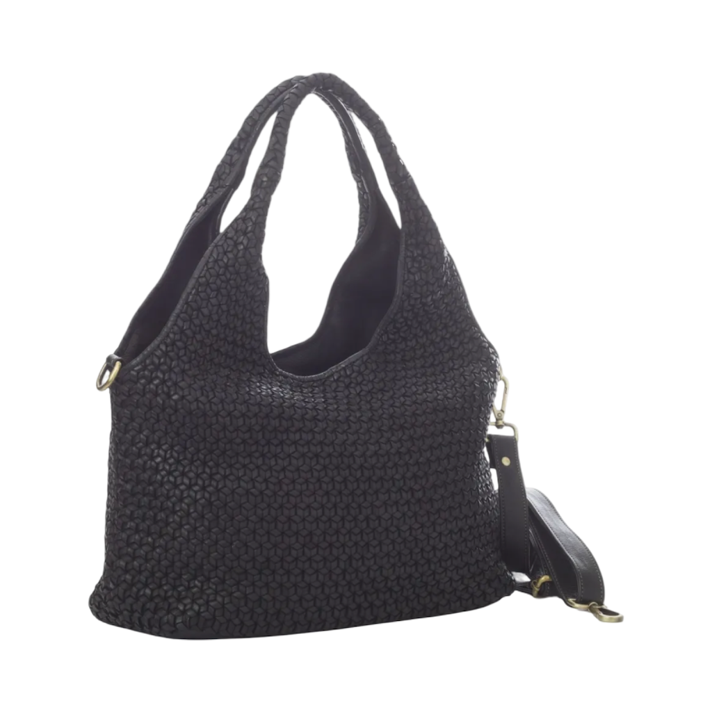 BZNA Bag Emilia Schwarz Italy Designer Damen Handtasche Schultertasche Tasche Leder Shopper Neu