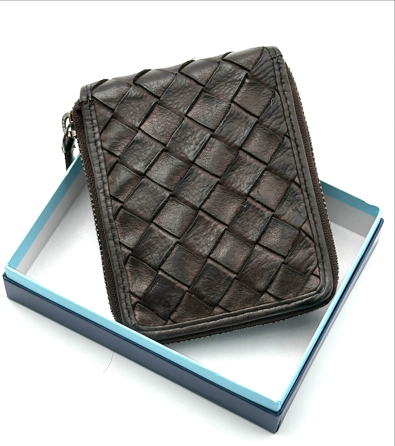 BZNA Berlin BO800W Herren Geldbörse Braun Wallet Clutch Leather Leder Portemonnaie - B Z N A