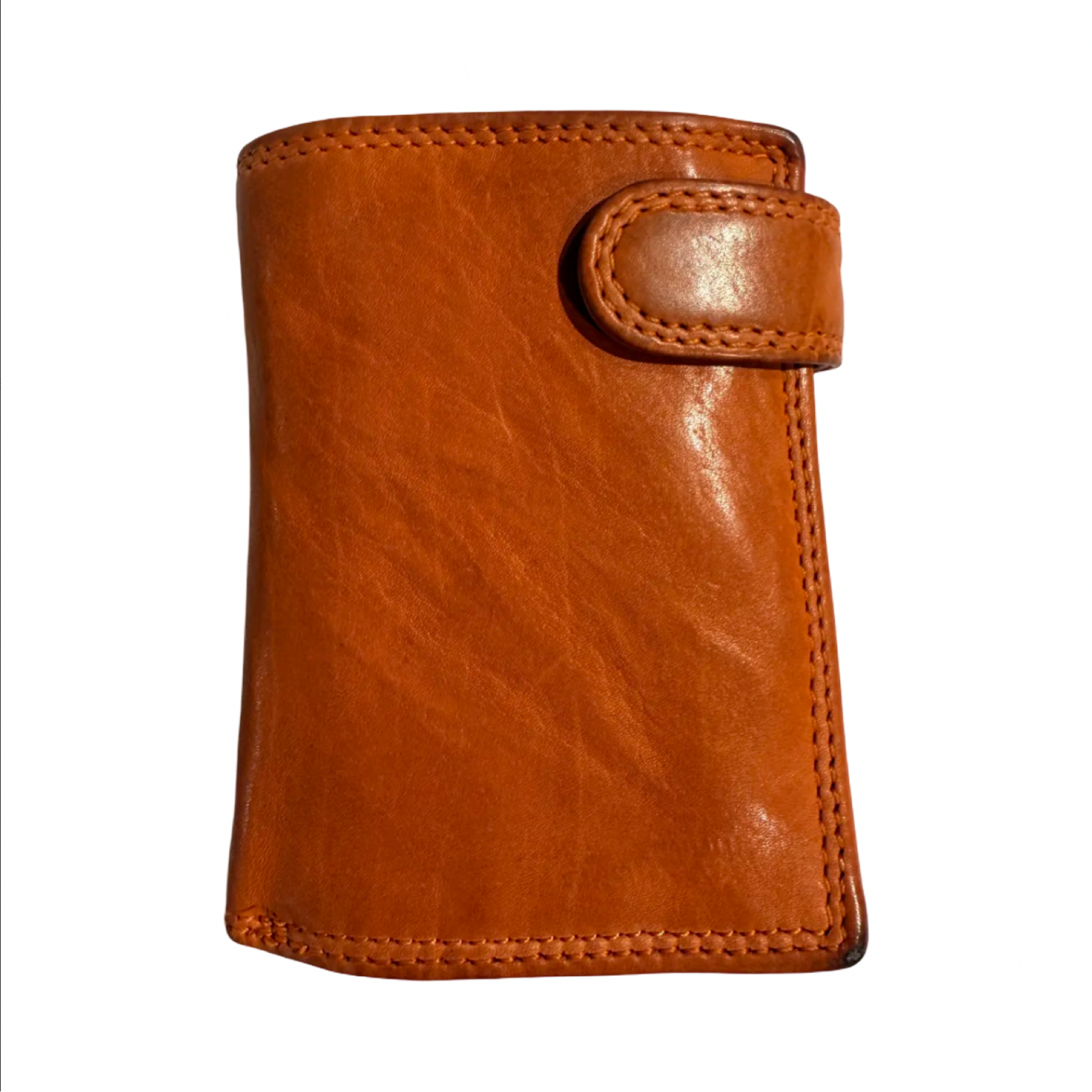 BZNA Berlin WPF82 Orange Wallet Clutch Leather Unisex Leder Portemonnaie Geldbörse Neu - B Z N A