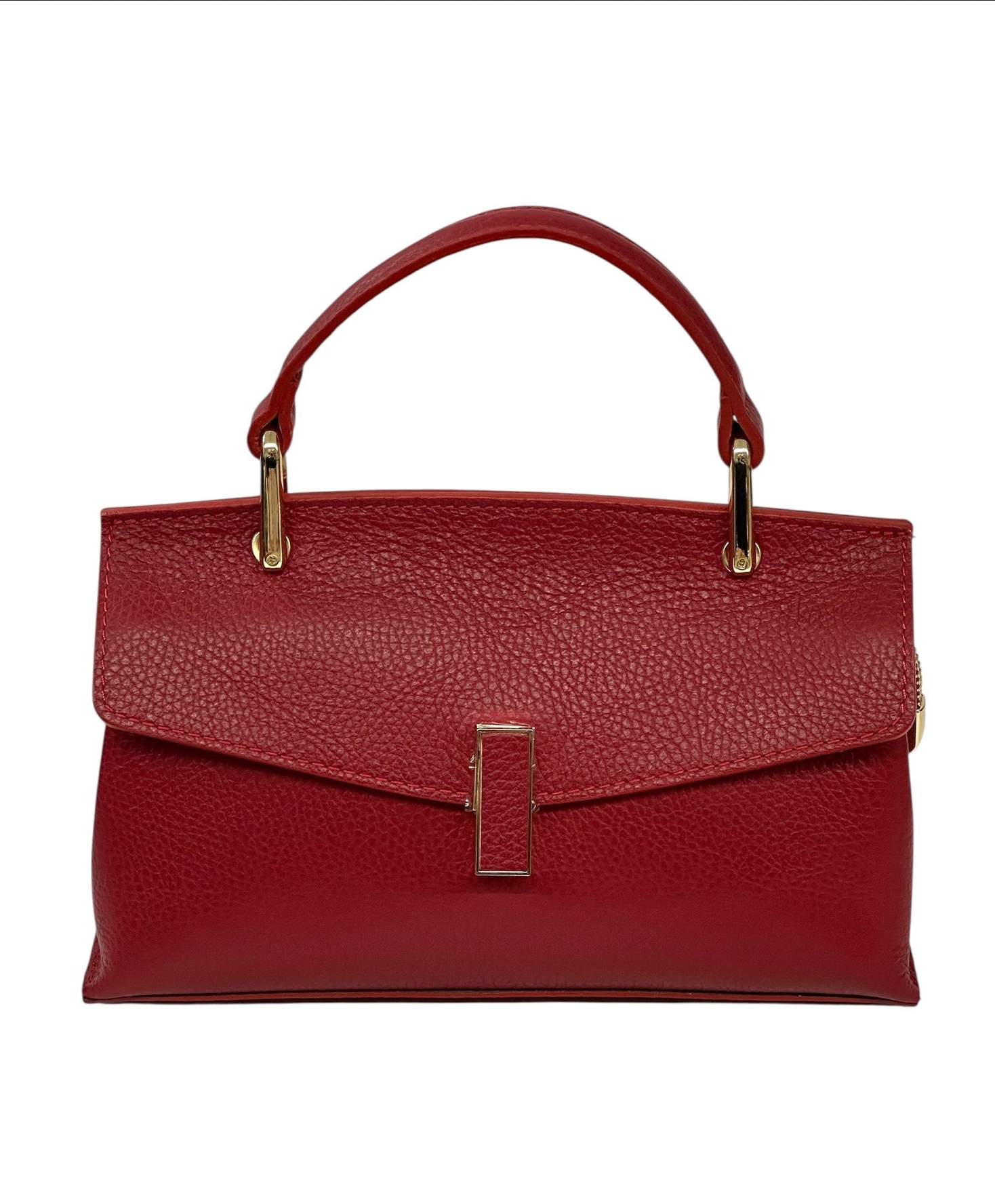 BZNA Bag B0B0366 Rot Leder Italy Damen  Handtasche Umhängetasche Clutch - B Z N A