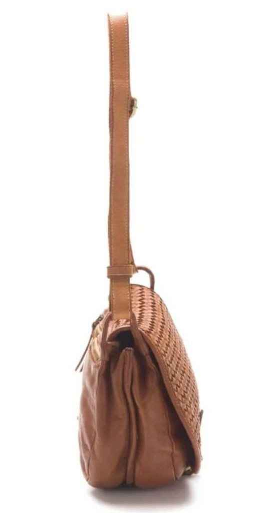 BZNA Schultertasche Tanita schwarz Italy Designer Handtasche Ledertasche Umhängetasche