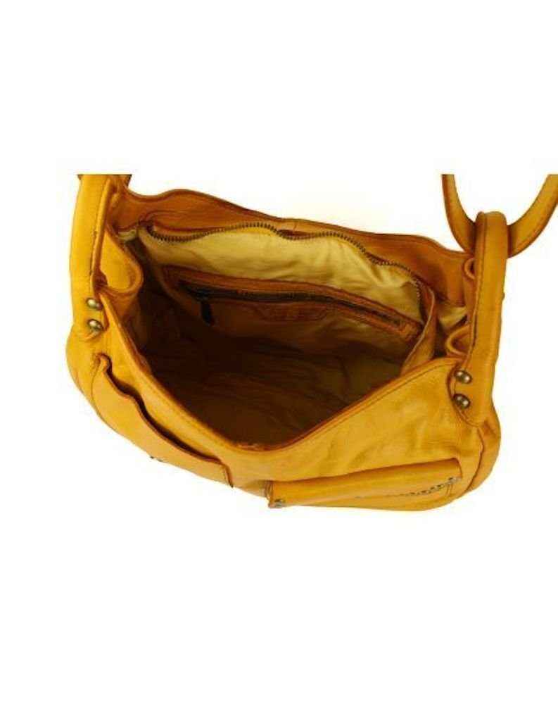 BZNA Bag Malea Rosa italy Designer Leder Schulter Ledertasche Umhänge Tasche