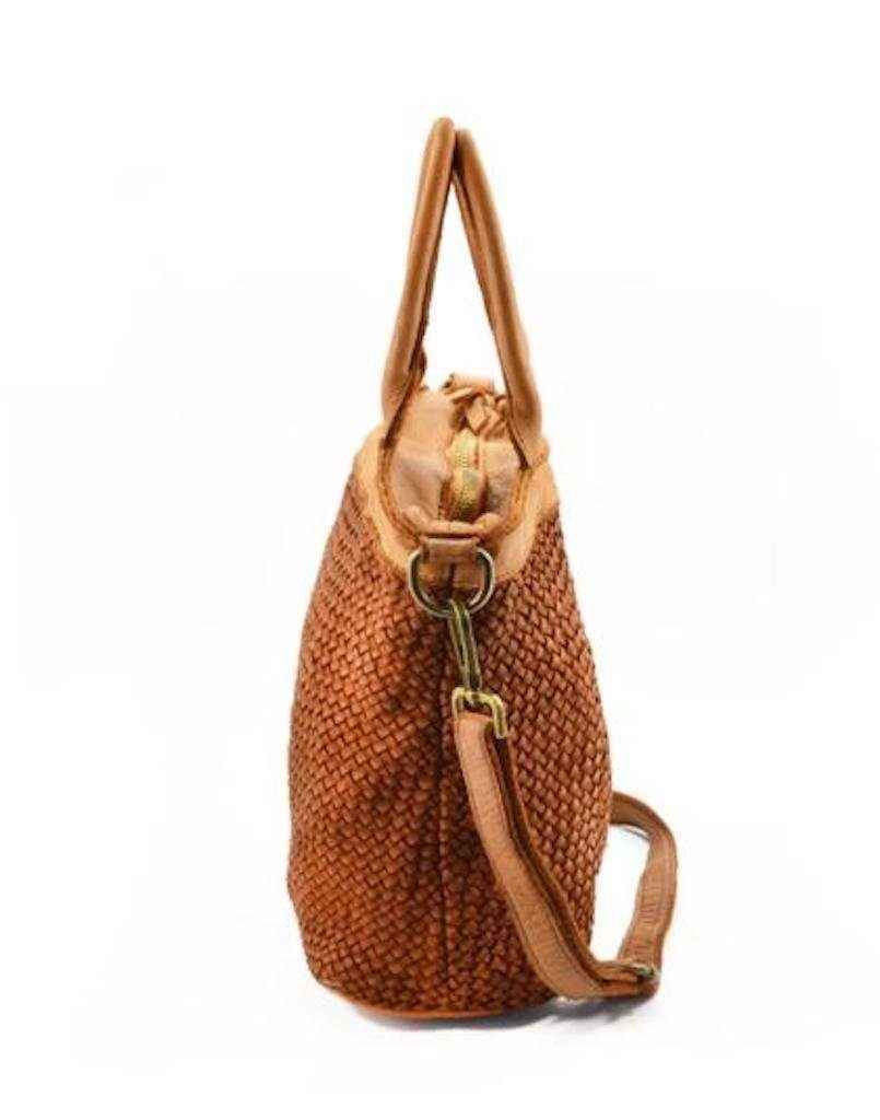 BZNA Bag Xenia Rot Italy Designer Damen Handtasche Tasche Leder Shopper