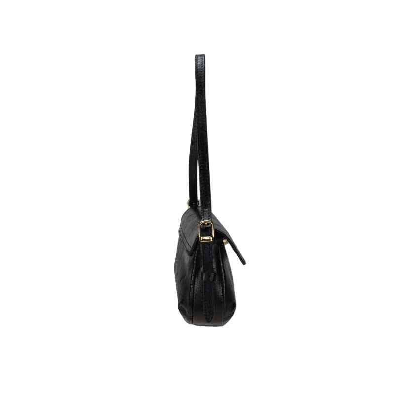 BZNA Bag İkra Oro Rosa Metalicca Leder Italy Damen Clutch Handtasche Schultertasche