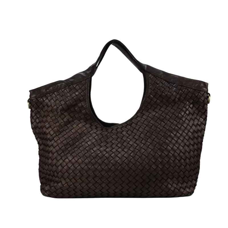 BZNA Bag BL342 Braun Italy Designer Handtasche Schultertasche Tasche Leder Shopper