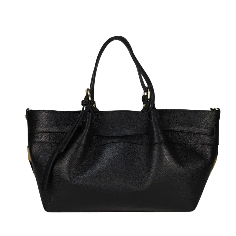 BZNA Bag BO6290 Zebra Cavalino Echtfell Italy Damen Shopper Handtasche Schultertasche Tasche - B Z N A