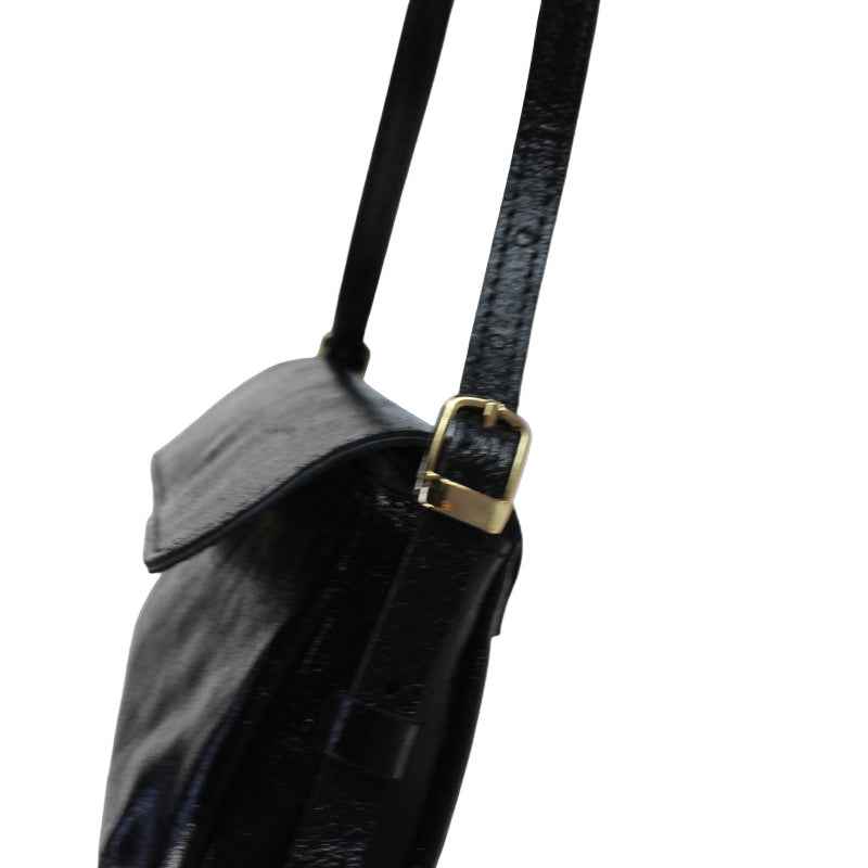 BZNA Bag İkra Oro Rosa Metalicca Leder Italy Damen Clutch Handtasche Schultertasche