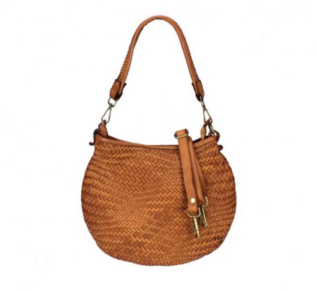 BZNA Bag Alesa Rosa Italy Designer Beutel Umhängetasche Damen Handtasche Leder