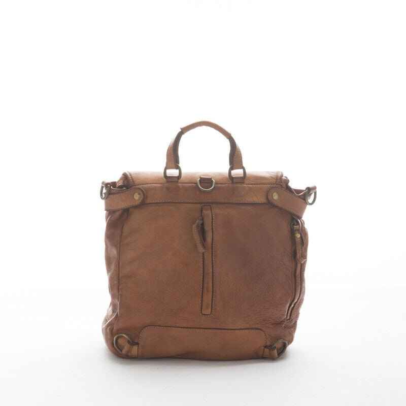 BZNA Bag Anna Rot Backpacker Designer Rucksack Ledertasche Damenhandtasche