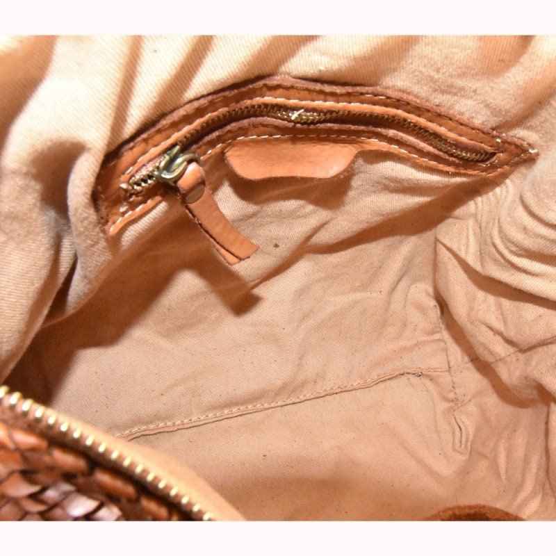 BZNA Bag Arya Taupe Italy Designer Damen Handtasche Schultertasche Tasche Leder