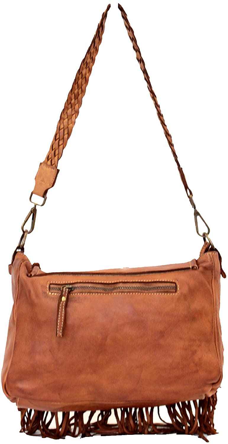 BZNA Bag Bari grün Italy Designer Damen Handtasche Ledertasche Schultertasche Tasche Leder Shopper Neu