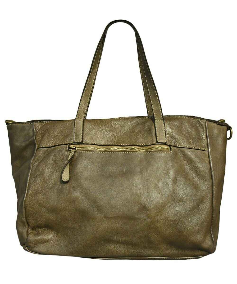 BZNA Bag Bluna Gelb Shopper Tasche Schultertasche Handtasche Designer Leder