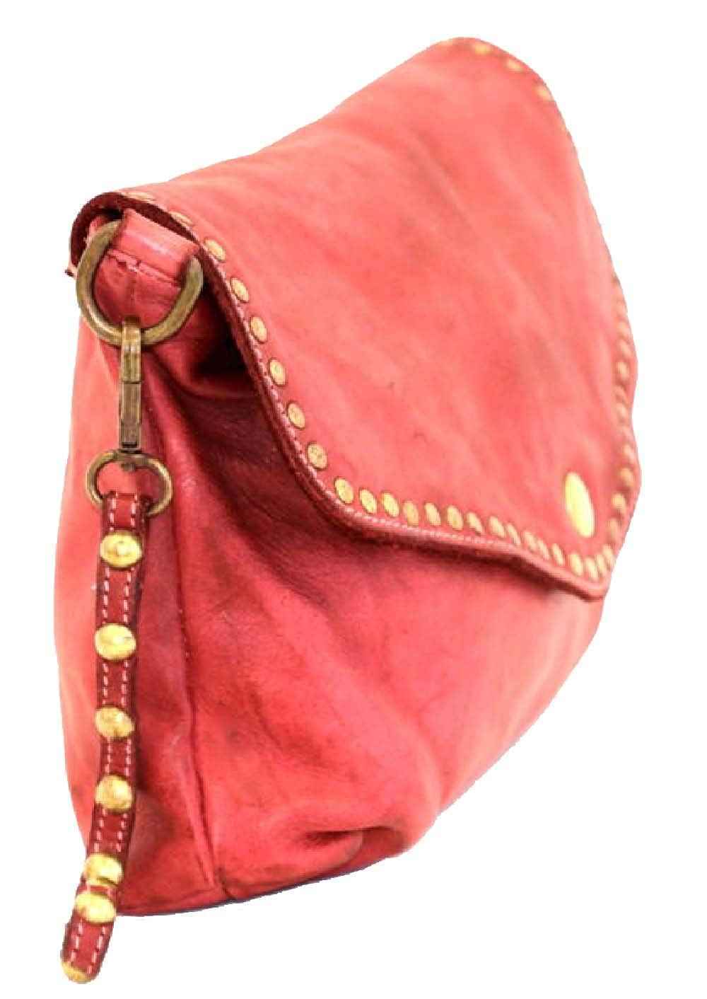 BZNA Bag Doria Rot Clutch Italy Designer Umhängetasche Schultertasche Tasche Neu