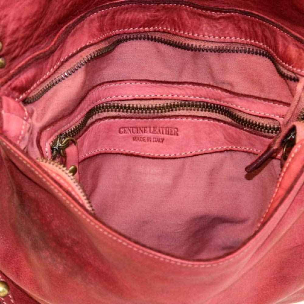 BZNA Bag Doria Rot Clutch Italy Designer Umhängetasche Schultertasche Tasche Neu