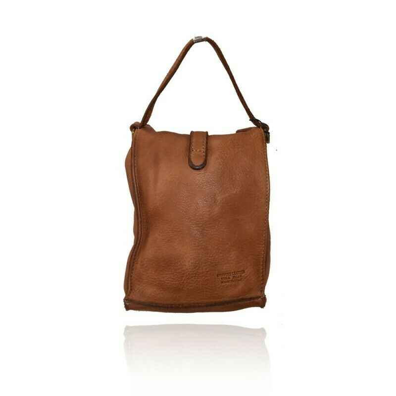 BZNA Bag Finja Gelb Designer mobile Handytasche Ledertasche Umhängetasche