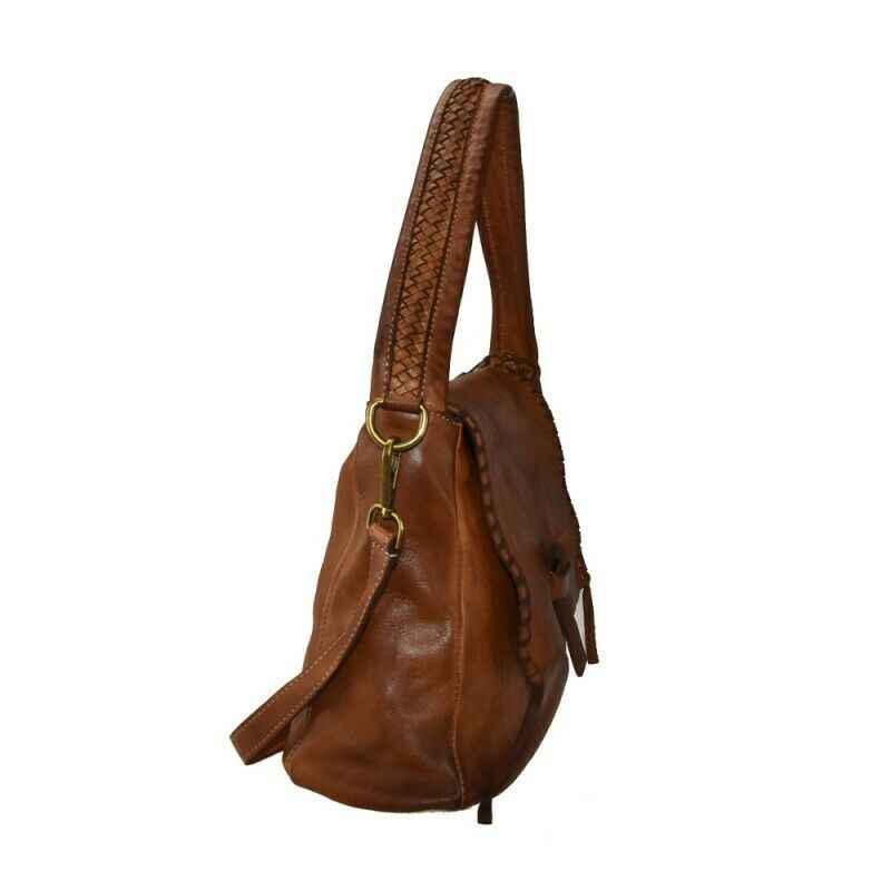 BZNA Bag Karina Black Italy Designer Messenger Damen Handtasche Schultertasche
