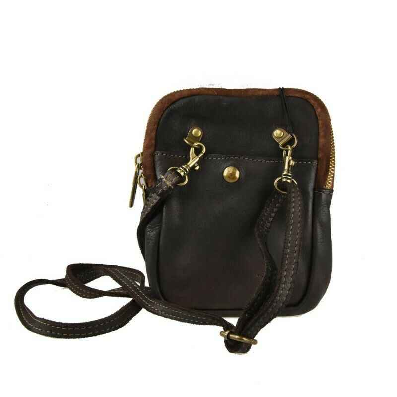 BZNA Bag Kate Gelb italy Designer mobile Handytasche Ledertasche Umhängetasche