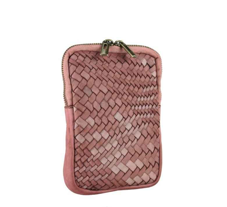 BZNA Bag Kate Rosa italy Designer mobile Handytasche Ledertasche Umhängetasche