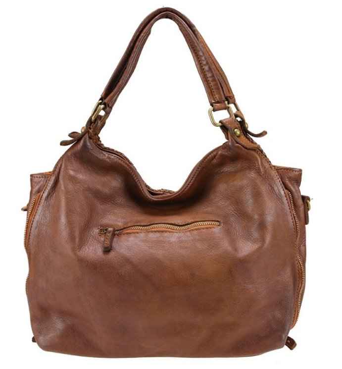 BZNA Bag Lea Grün Lederfarben Italy Designer Damen Handtasche Schultertasche