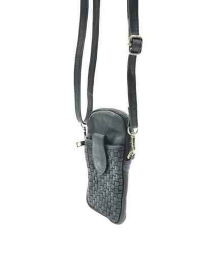 BZNA Bag Lilja Blau Designer mobile Handytasche Ledertasche Umhängetasche
