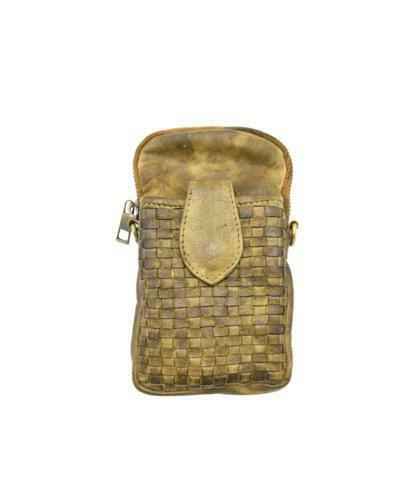 BZNA Bag Lilja Gelb Designer mobile Handytasche Ledertasche Umhängetasche