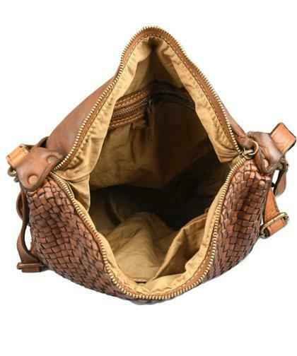 BZNA Bag Lizz Schwarz Backpacker Designer Rucksack Damenhandtasche Schultertasche