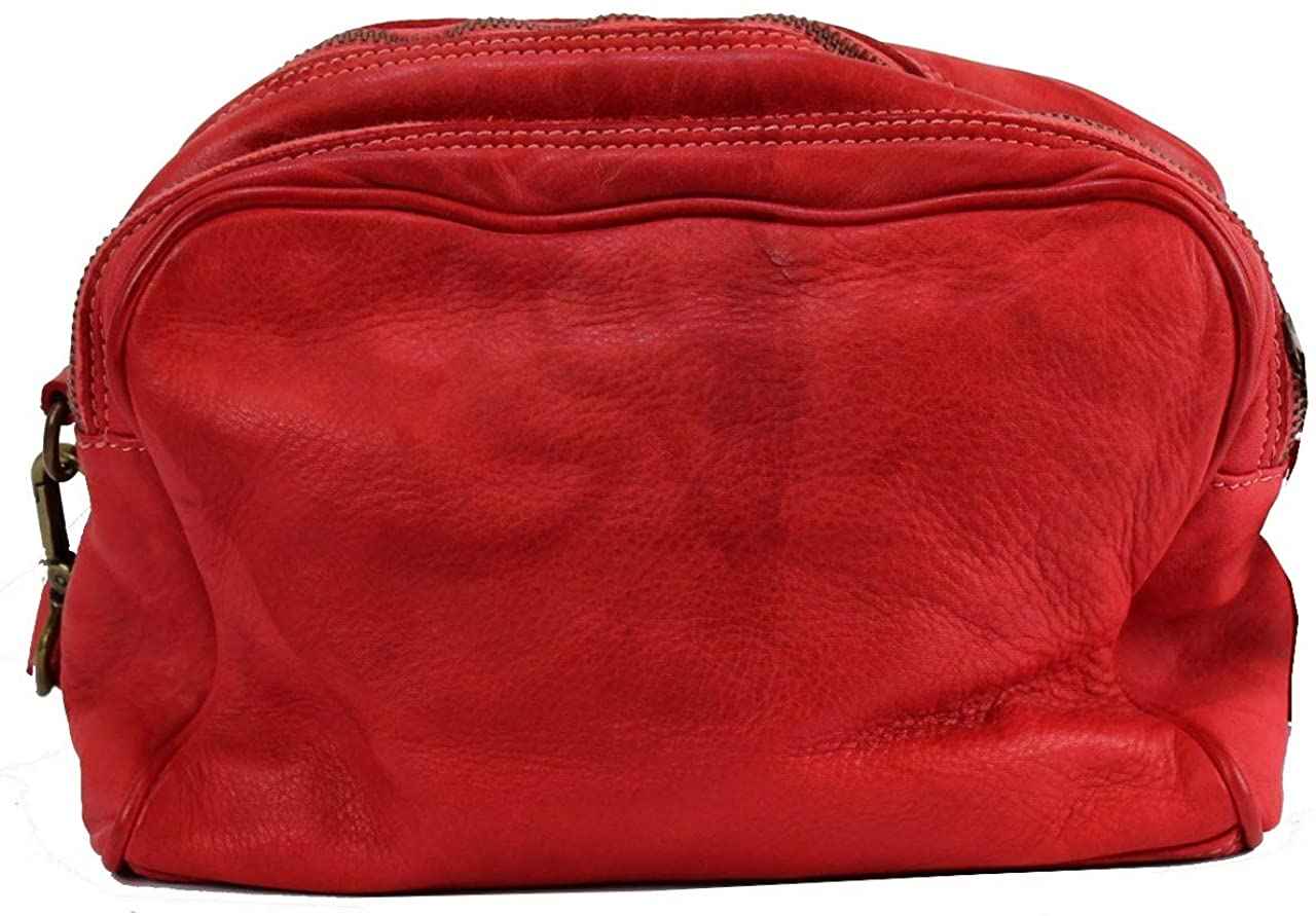 BZNA Bag Lucy Rot rosso Italy Designer Clutch Braided Ledertasche Umhängetasche Damen Handtasche Schultertasche Tasche Leder Shopper Neu