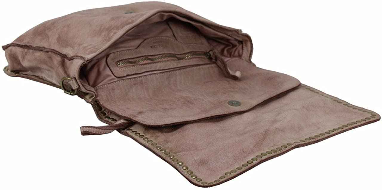 BZNA Bag Luna rosa Italy Designer Clutch Umhängetasche Ledertasche Damen Handtasche Schultertasche Tasche Leder Shopper Neu