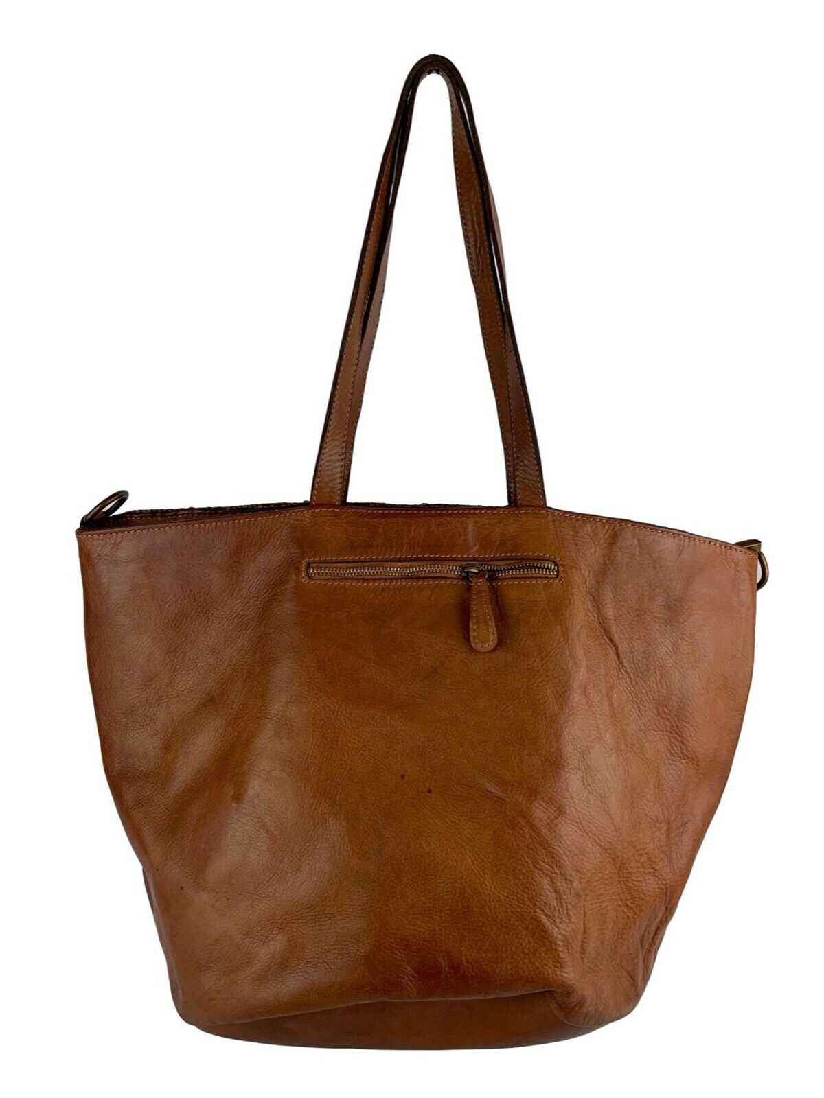 BZNA Bag Misa Schwarz Italy Vintage Schultertasche Designer Handtasche Leder
